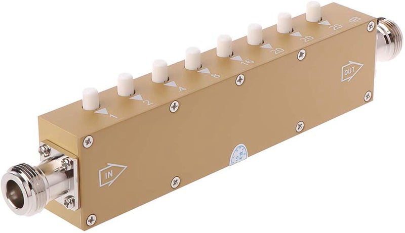 BECEN (N) Female to Female 50 ohm Push-Button Step attenuator,Key-Press Attenuator,DC to 2.5GHz (90db) - Image 2